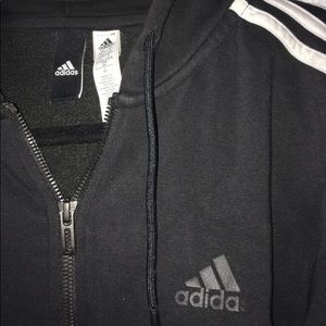 Black Adidas Zipup